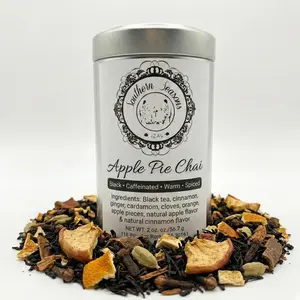 Southern Seasons Rome 'Apple Pie Chai' Loose Leaf Tea Premium Blend with Larger Leaves for Bold Brew 2 oz.