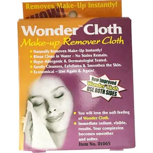 WonderCloth / All-Natural Makeup Remover Cloth - Perfect For Salon & Spa Retail!
