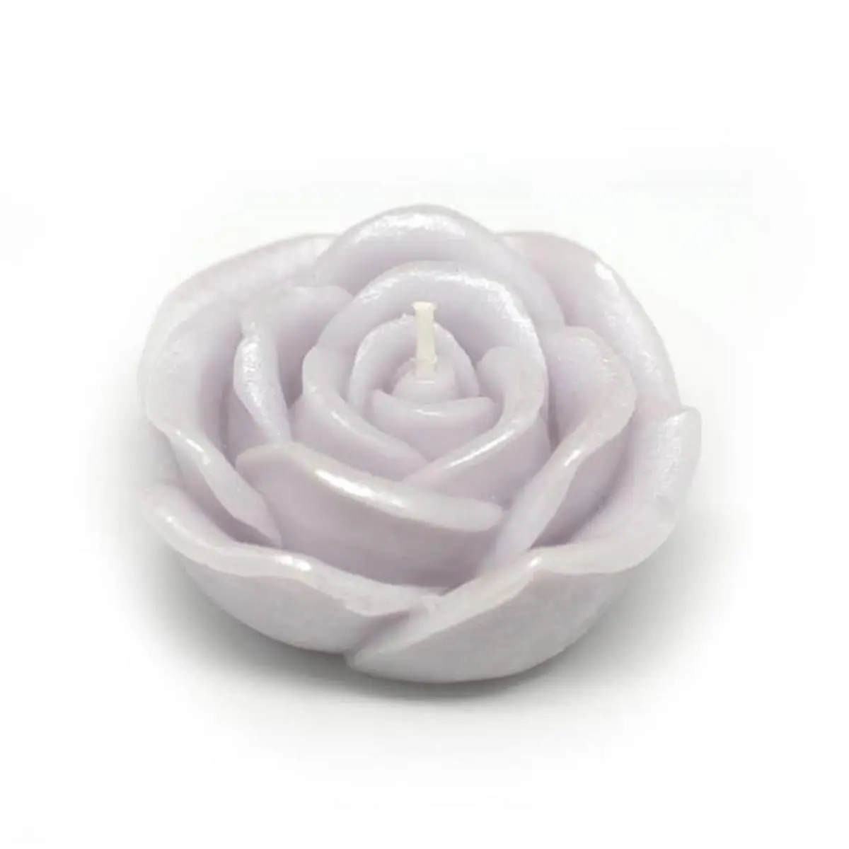 CFZ-073-0 3 in. Round Unscented Purple Rose Floating Candles - 12 Piece per Box, Home Decor, Room Decor