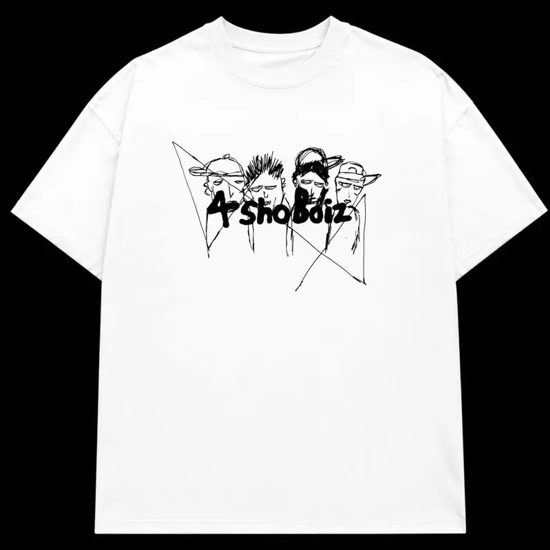 LNGSHOT 4SHOBOIZ Mixtape Graphic T-Shirt, Lngshot K-Pop Hip Hop Merch Tee, Korean Streetwear Shirt, SHOTTIES Fan Gift, Unisex Music Tee