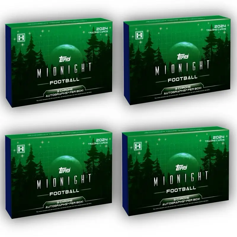 #2 Pick Your Team 1/2 Case Break 2024 Topps Midnight Hobby 4 Box Football Card Break