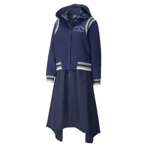 PUMA Womens X June Ambrose Victory Reversible Varsity Jacket Athletic Outerwear Casual - Blue