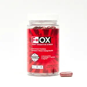 Stay Clear. Stay Driven. ALEXSYN F-OX Mega-Potent Antioxidant Supplement - Fight Oxidative Stress - Vegan & Gluten-Free - 60 Capsules - Supports Detoxification - Healthcare Vitamin
