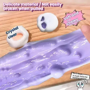 Stress Relief Glutinous Rice Cake Toy,Snow-skinned glutinous rice balls, with a chewy texture and slow rebound, are stress-relieving toys.