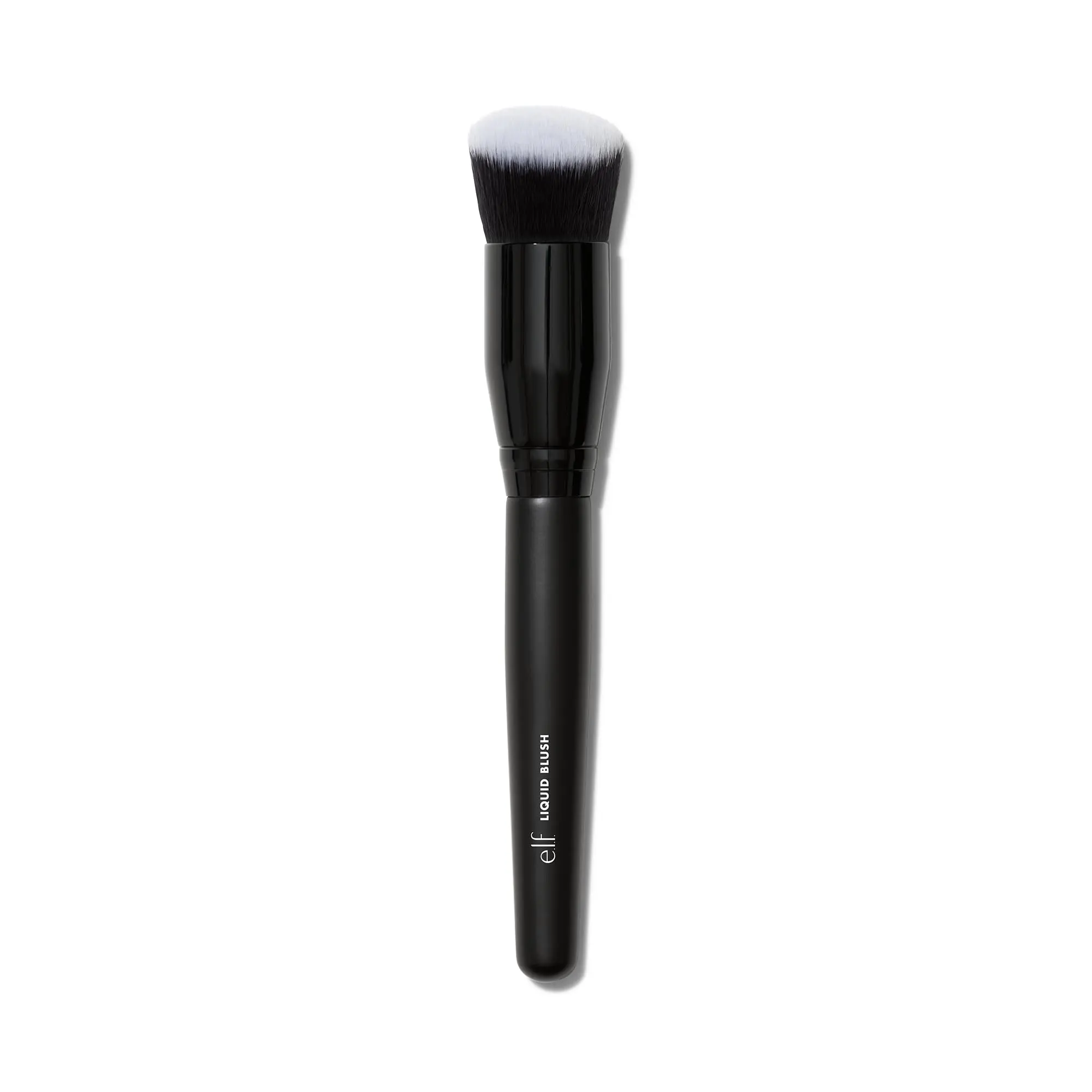 Vegan Cruelty-Free Angled Tip Liquid Blush Brush - Cruelty Free Brushes with Soft, Dense Bristles for Even Cheek Area Application, Smooth Blending