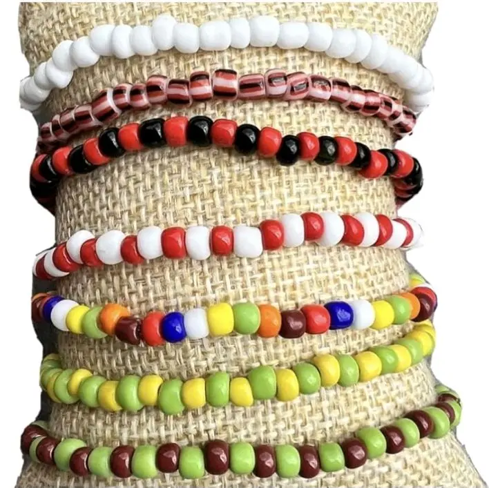 7 Orisha Bracelets/ Anklets for  Protection.