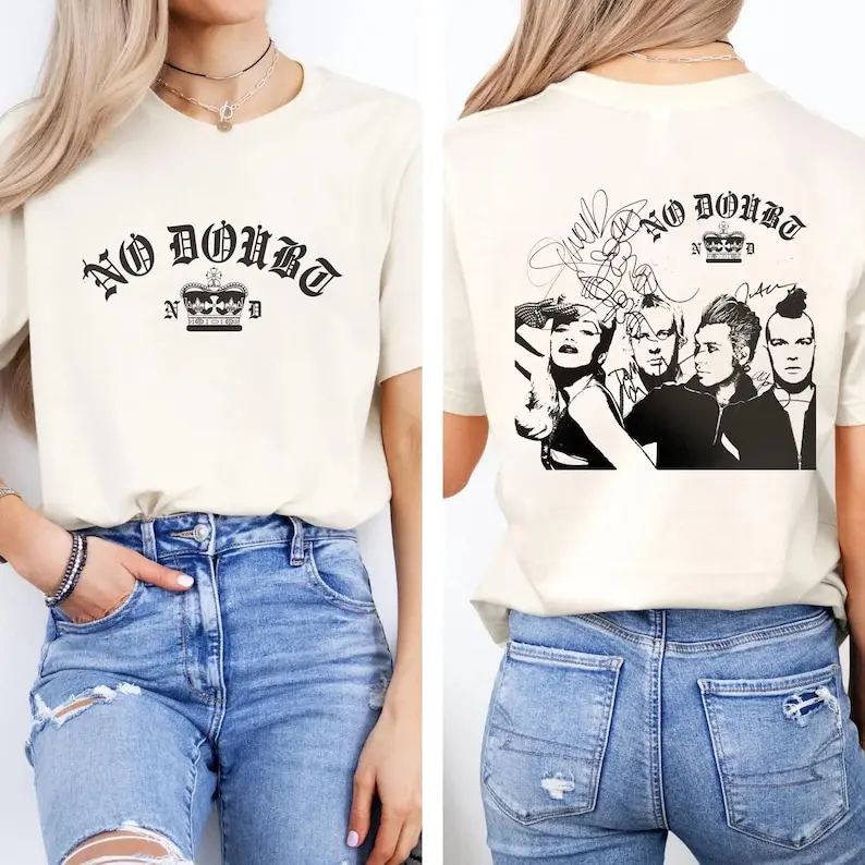 NO DOUBT Tour T- Shirt - Shirt - Sweatshirt - Hoodie Unisex Heavy Cotton Tee