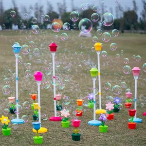 Outdoor street lamp bubble machine, popular for weddings, birthdays, and camping, outdoor children's bubble machine, fully automatic, popular on Instagram, USB rechargeable, height adjustable, perfect as a gift for children