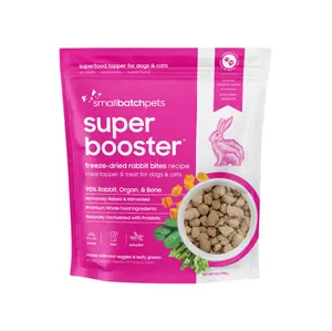 Small Batch Super Boosters Freeze Dried Rabbit 7Oz for pets