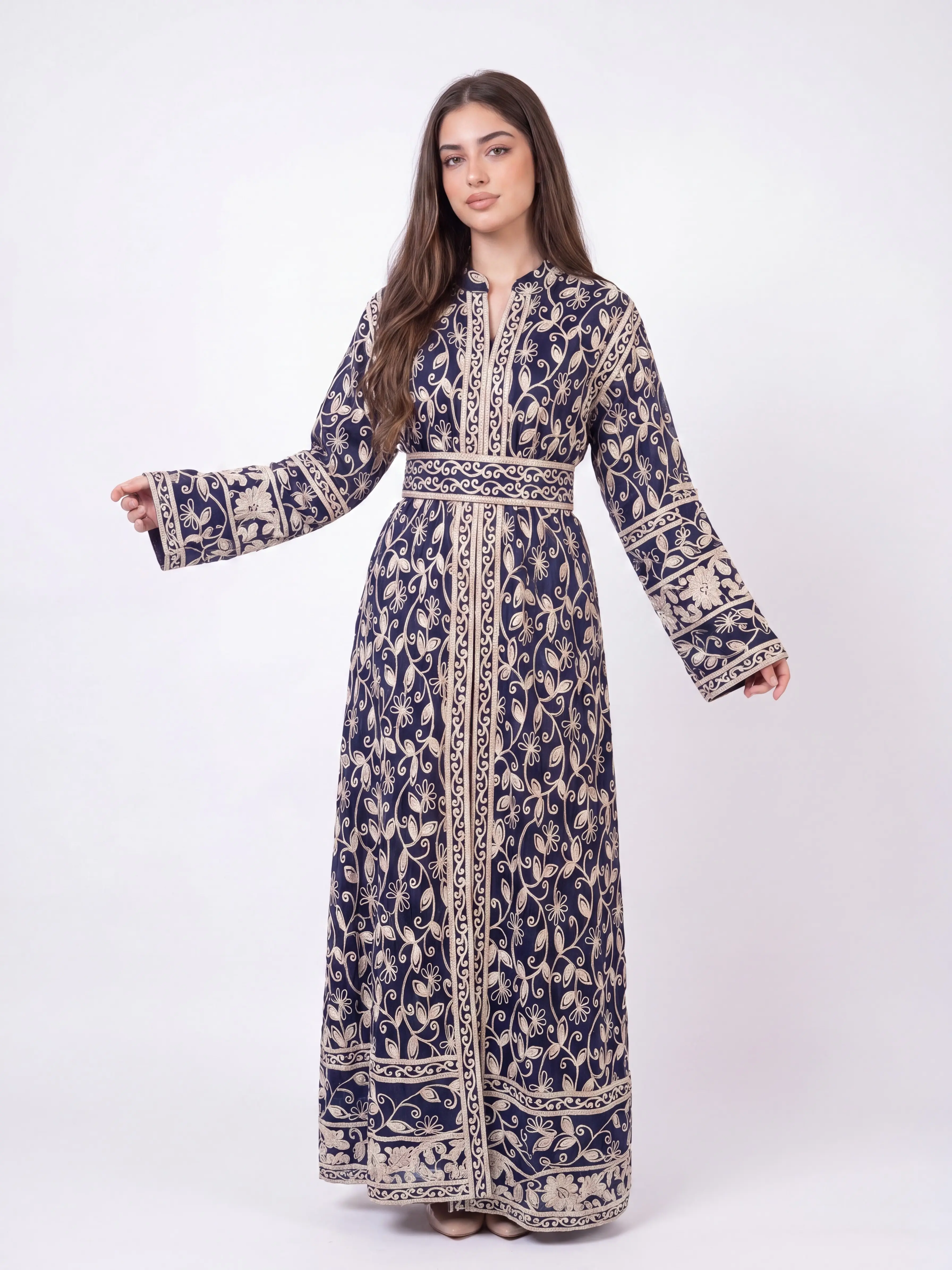 Women's Modest Elegant Longsleeves Traditional Yasa Galabiya - Islamic Clothes, Perfect for Eid, Ramadan Gifts for Her