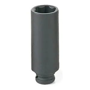212 MAIN Grey Pneumatic 910MDS Impact Socket - 0.25-Inch Surface Drive, 10Mm Deep Socket, Chrome-Mo Steel Construction, High-Torque Performance