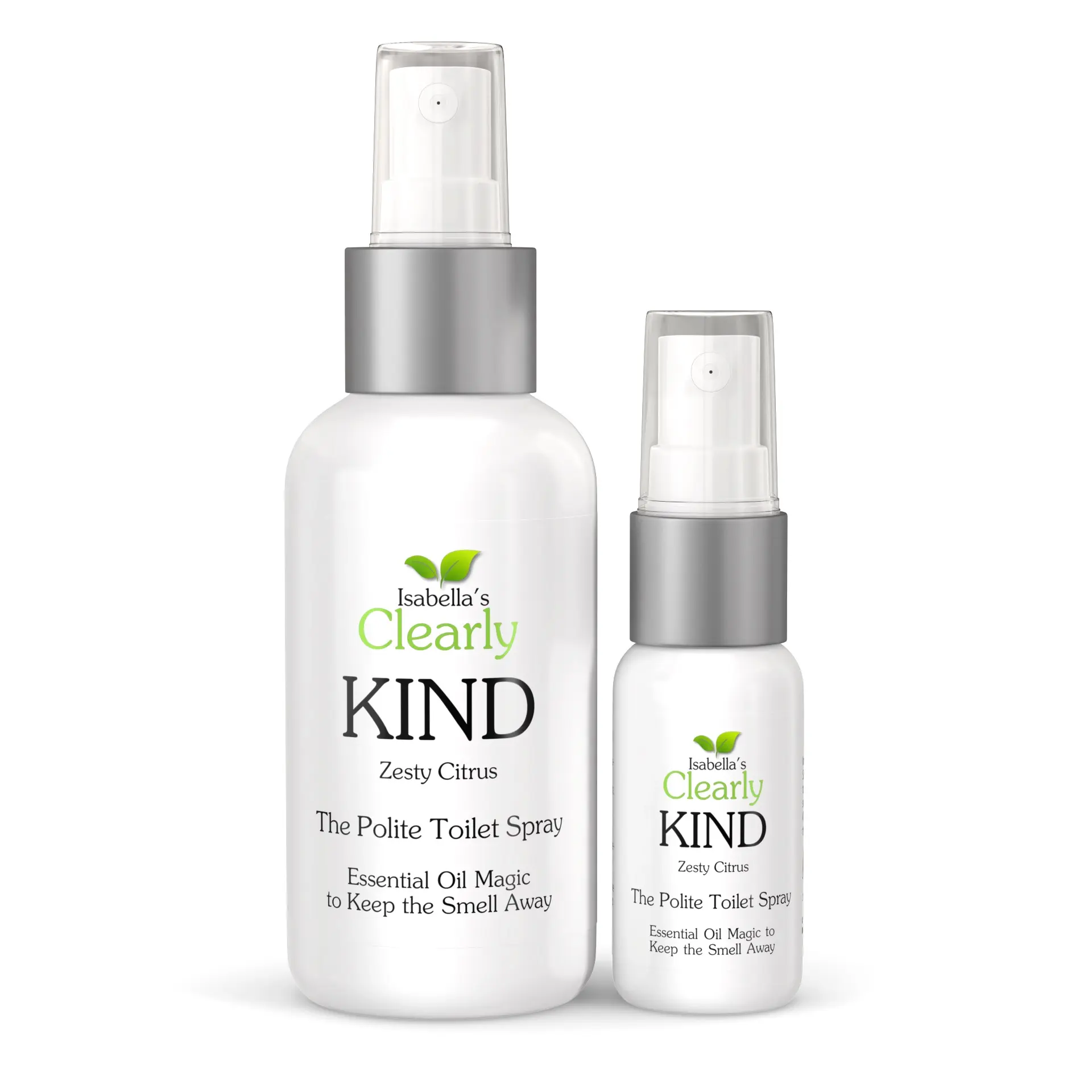 Toilet Spray Before You Go | Bathroom Freshening Spray with Essential Oils | Natural Toilet Spray for Home & Travel (KIND)