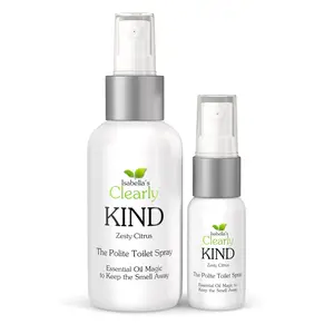 Toilet Spray Before You Go | Bathroom Freshening Spray with Essential Oils | Natural Toilet Spray for Home & Travel (KIND)
