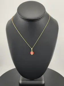 New Sterling Silver 925 Lady Bug Necklace – Nature-Inspired Jewelry Gift