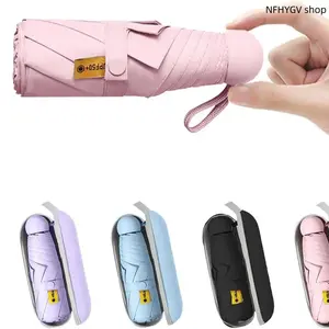 Slim mini umbrella with storage case, ideal for on-the-go use. Sturdy windproof frame and effective UV shielding. Takes up little space in bags, practical all-weather gear for daily trips, travel and casual outdoor moments