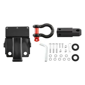 Rear 2 Trailer Hitch Receiver Shackle Tow Mount compatible for Kawasaki MULE SX 2017-up