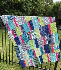 Barcode Quilt Pattern