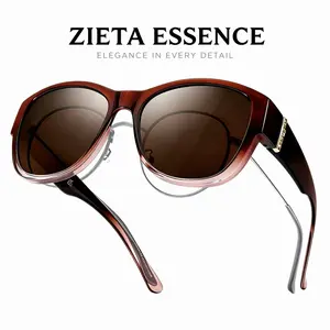 Polarized Fit Over Sunglasses for Women, UV400 Protection Sunglasses That Fit Over Prescription Glasses, Anti-Glare Driving Eyewear, Outdoor Travel Essentials, TikTok Viral Summer Accessory