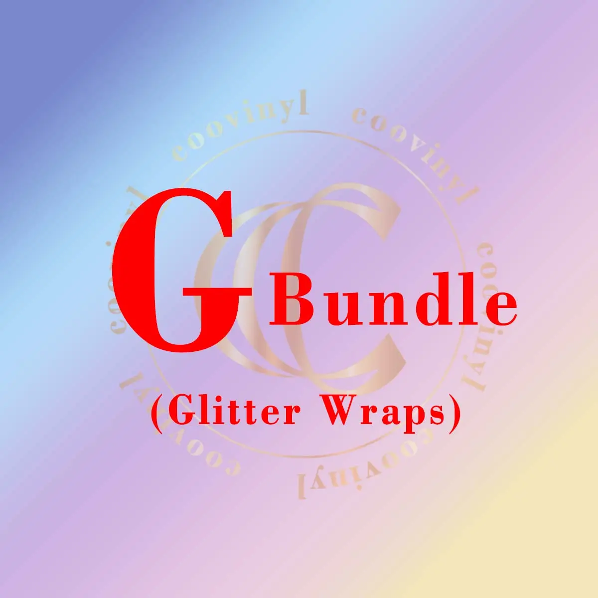 G Box 15 PCS Glitter Cup Wraps Tumbler Waterproof Customized Craft Sticker Adhesive Vinyl Decal Glitter Sticker DIY Kit Ready to Use Vivid Color Strong Stickiness