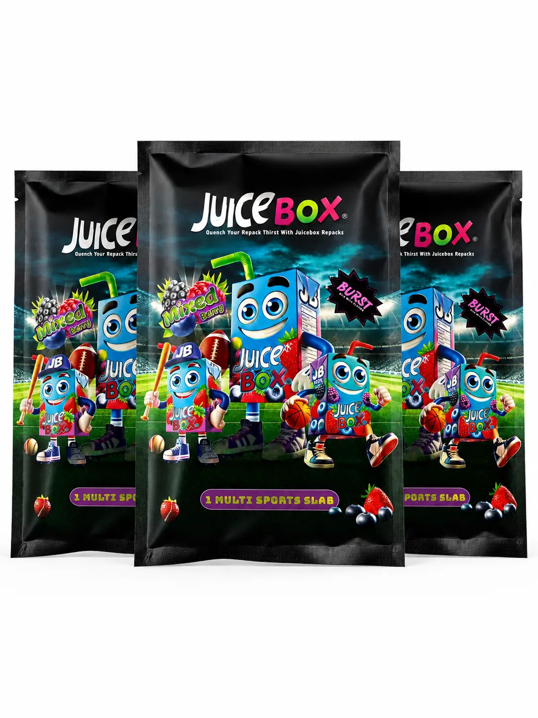Multi-Sport Trading Card - (8)Divisional-Mixed Berry Burst Juice Box Themed, Graded or Encased Collectible Card King Dings