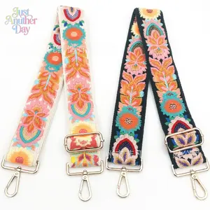 Ethnic style 5cm lace bag shoulder strap Bohemian bag strap adjustable replacement extended bag strap