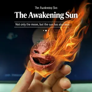 Awakening Moon – Universe Saturn & Jupiter Animate Model Toy Gift Ornament Eco‑Friendly 3D Printed