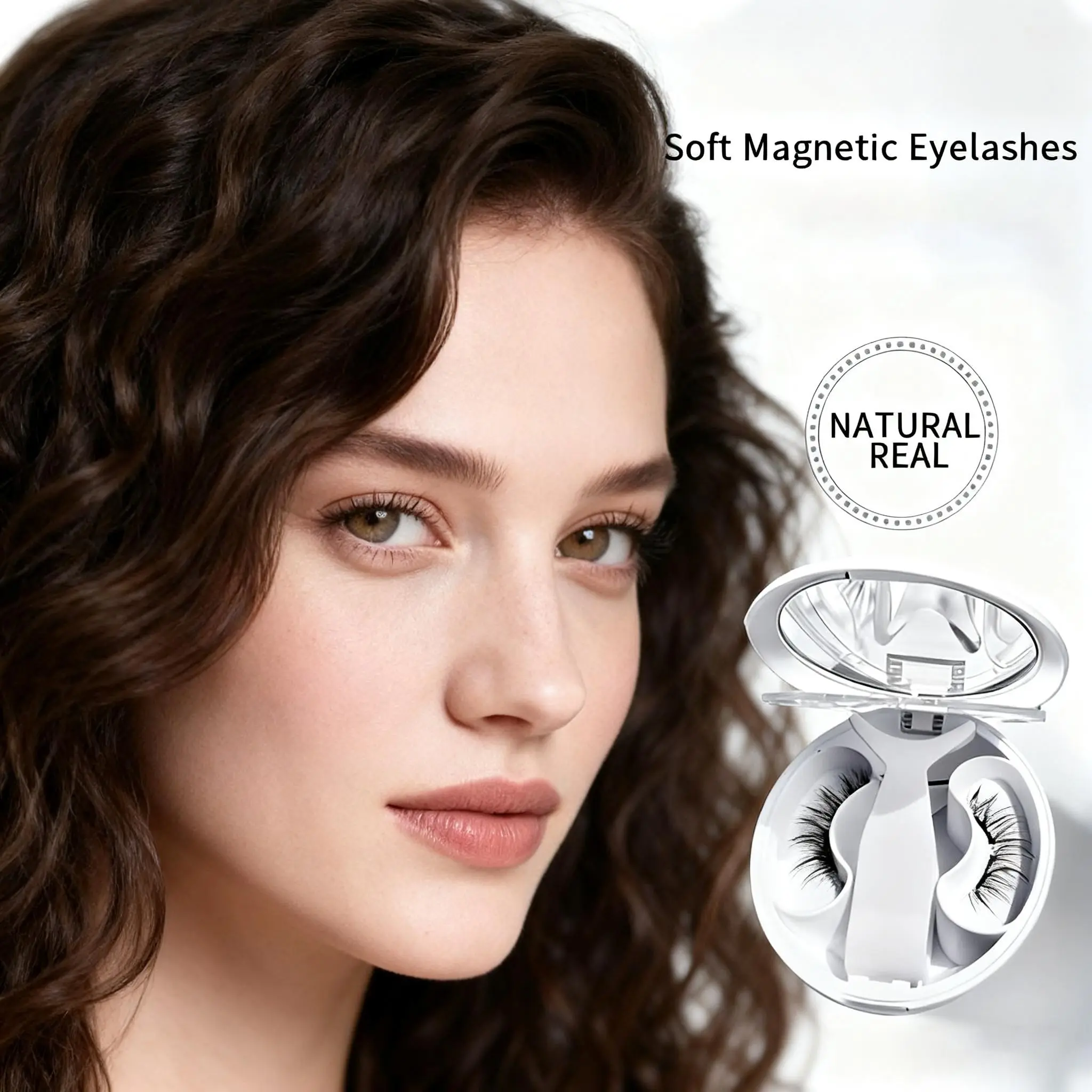 Mosty Soft Magnetic Eyelashes All-in-One Box, Reusable, Glue-Free, Waterproof, Lightweight, Natural Style Makeup and non makeup #TikTokShopBlackFriday