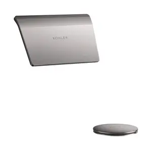 KOHLER TEA-FOR-TWO® BATH DRAIN TRIM Brushed Nickel 23857-Bn Elegant Lever Handle Modern Bathroom Decor