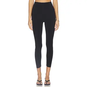 Norma Kamali x Lifestyle Cropped Legging in Black