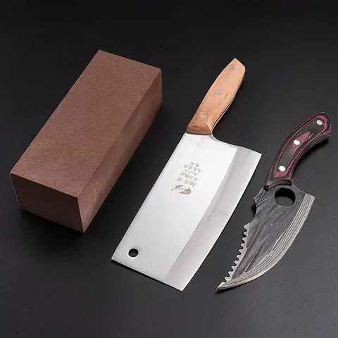 1500 Grit Extra-Large Rectangular Natural Diamond Material Water Whetstone Knife Sharpener - Durable Kitchenware, No Battery/No Magnets, Ideal for Commercial Kitchens Knives & Outdoor Woodworking Tools