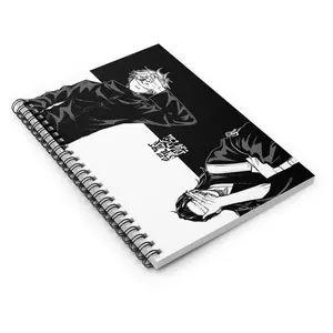 Anime Jujutsu Kaisen Spiral Notebook - Ruled Line, Manga Sketchbook, Drawing Journal, College Ruled Diary, Otaku Gift, Anime Fan Stationery