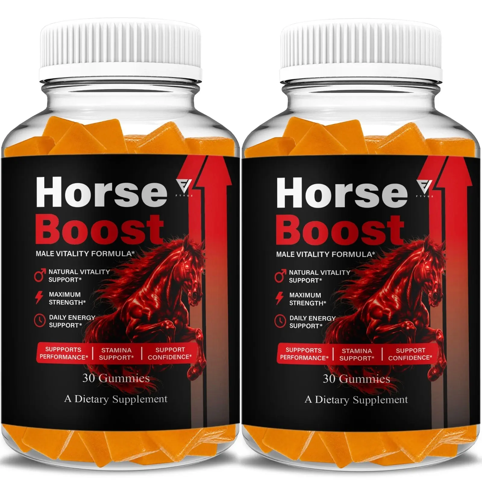 (2 Pack) Horse Boost Gummies (60 Gummies), daily supplement