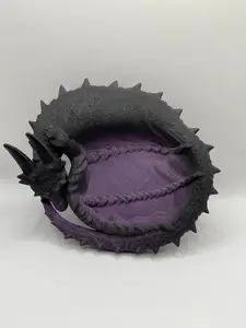 3D Printed Dragon Jewelry Tray: Fantasy Home Decor