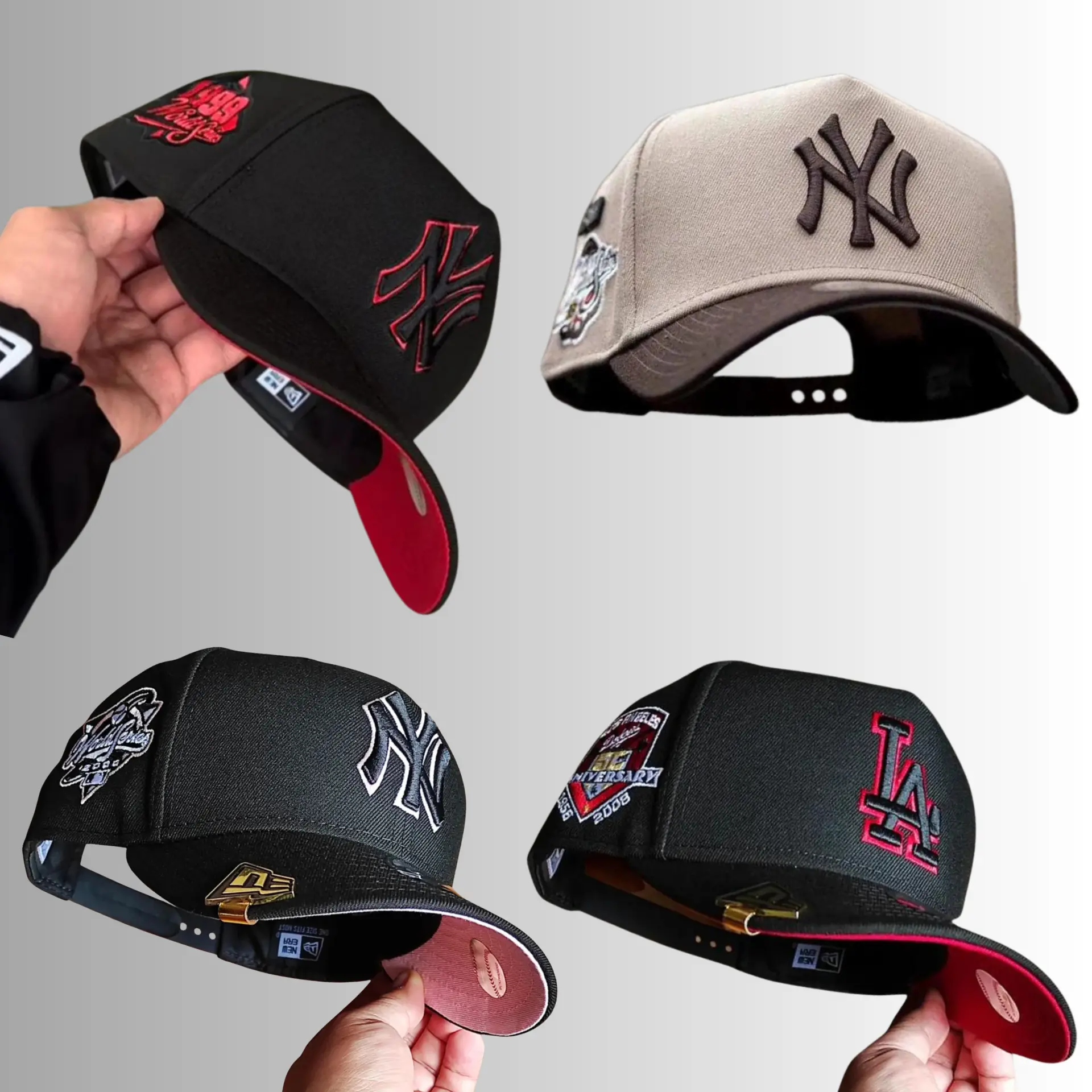 New Era MLB Dodgers Yankees Urban Lifestyle Hat – Premium Adjustable 9FORTY 59FIFTY Baseball Snapback for Men Women, Embroidered Team Logo, Classic Streetwear Design, Casual Everyday Wear, Outdoor Adventure Ready, USA 2026 Collection