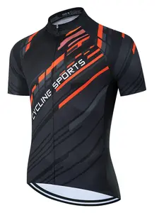 2026 Quick-Dry Summer New Cycling Short Sleeve Top, Breathable Men's Bike Sportswear, Mountain Road Bicycle Shirt, All Seasons