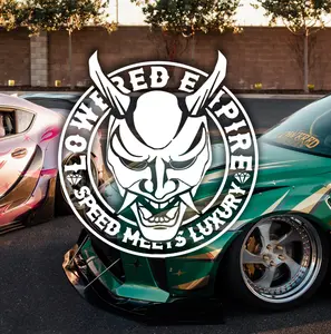 Lowered Empire Logo Banner Decal Rear Windshield Sticker