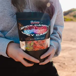 Sour Worms Spicy Candy