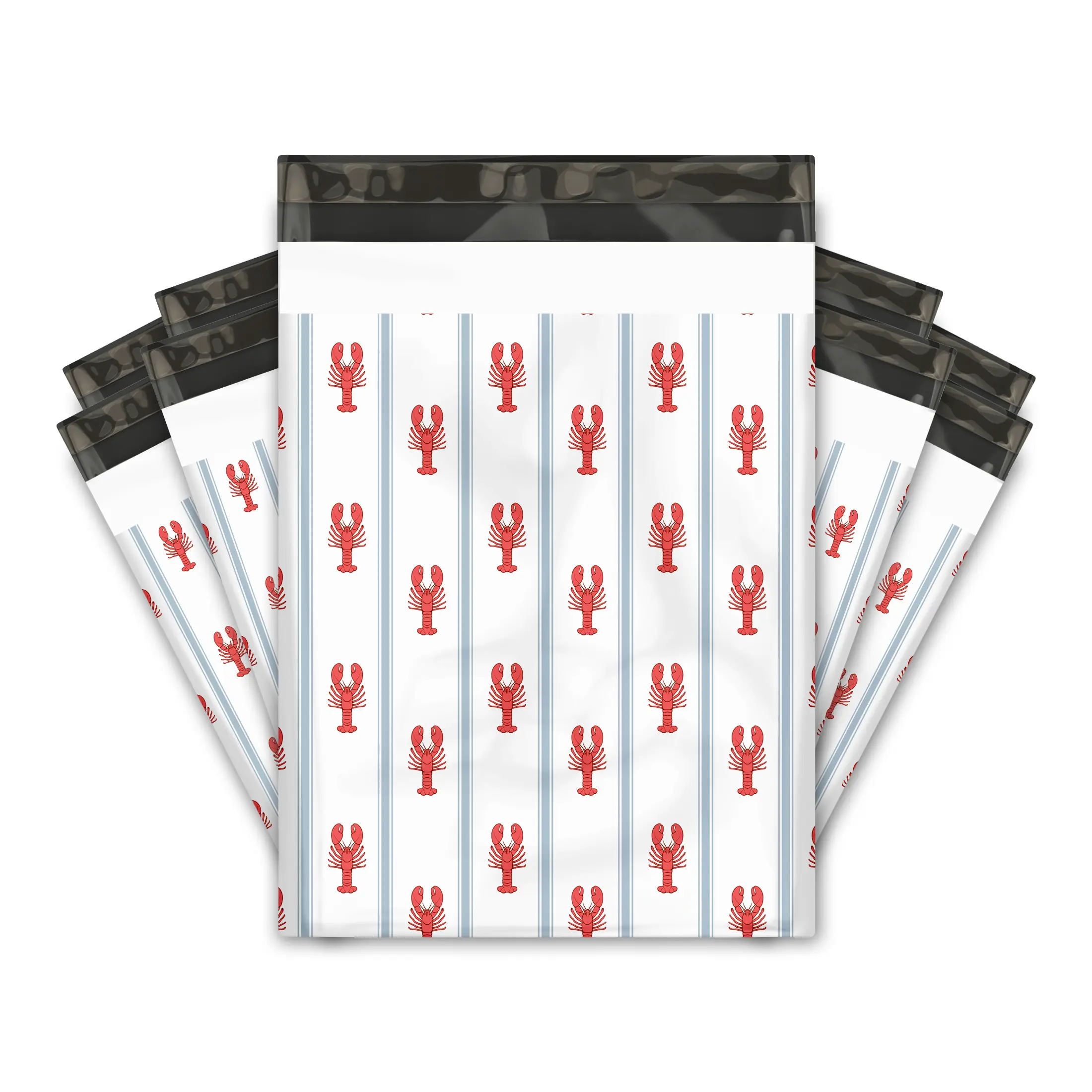 10x13 Lobsters Poly Mailers – Shipping Bags for Small Business