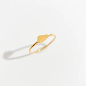 Dainty Cloud Ring in Gold