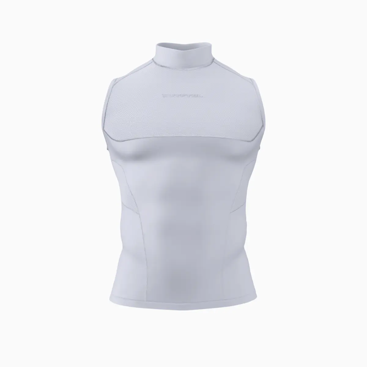 Sleeveless Turtleneck Compression Shirt