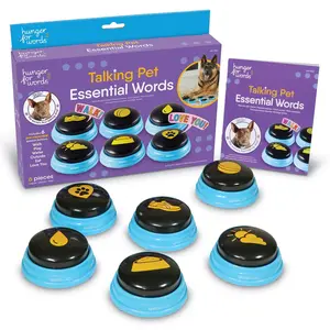 Dog Toys Talking Pet Essential Words 6-Piece Buttons for Dog Communication