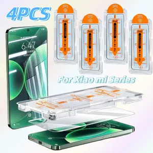 4-Pack Xiaomi Cc9 Mix3 8 Lite 9lite 9x 9t 9tpro 10tpro 11i 12t 12t Pro 13 14 15 Screen Protector, HD Tempered Glass, Easy Install, Anti-Scratch