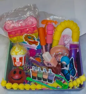 Kids Lip Gloss Fun Box Character Designs Fidget Toys for Playful Fun and Makeup