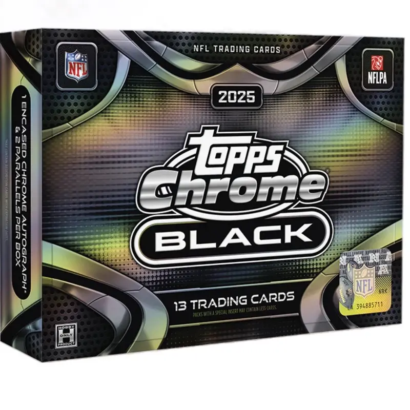 Break 96: (Half case) 6 Topps Chrome Black NFLPA Licensed Trading Cards