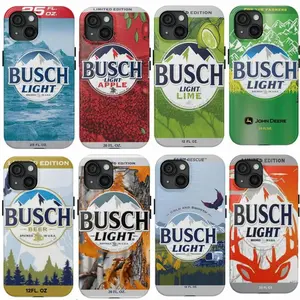 Busch Light Beers Phone Case, Busch Light Apple/Farmer Drink For iPhone 16 15 14 13 12 11 X Xs Xr 8, Unique Accessories, Durable Cover