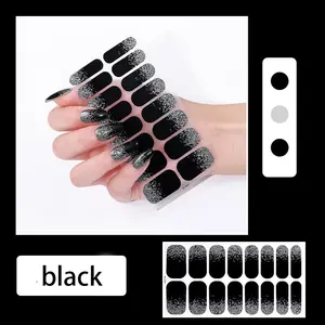 One-Use Nail Art Decorative Stickers, Self-Adhesive Glitter Nail Decals, Gradient Nail Art Stickers, Easy-To-Apply Manicure Accessories