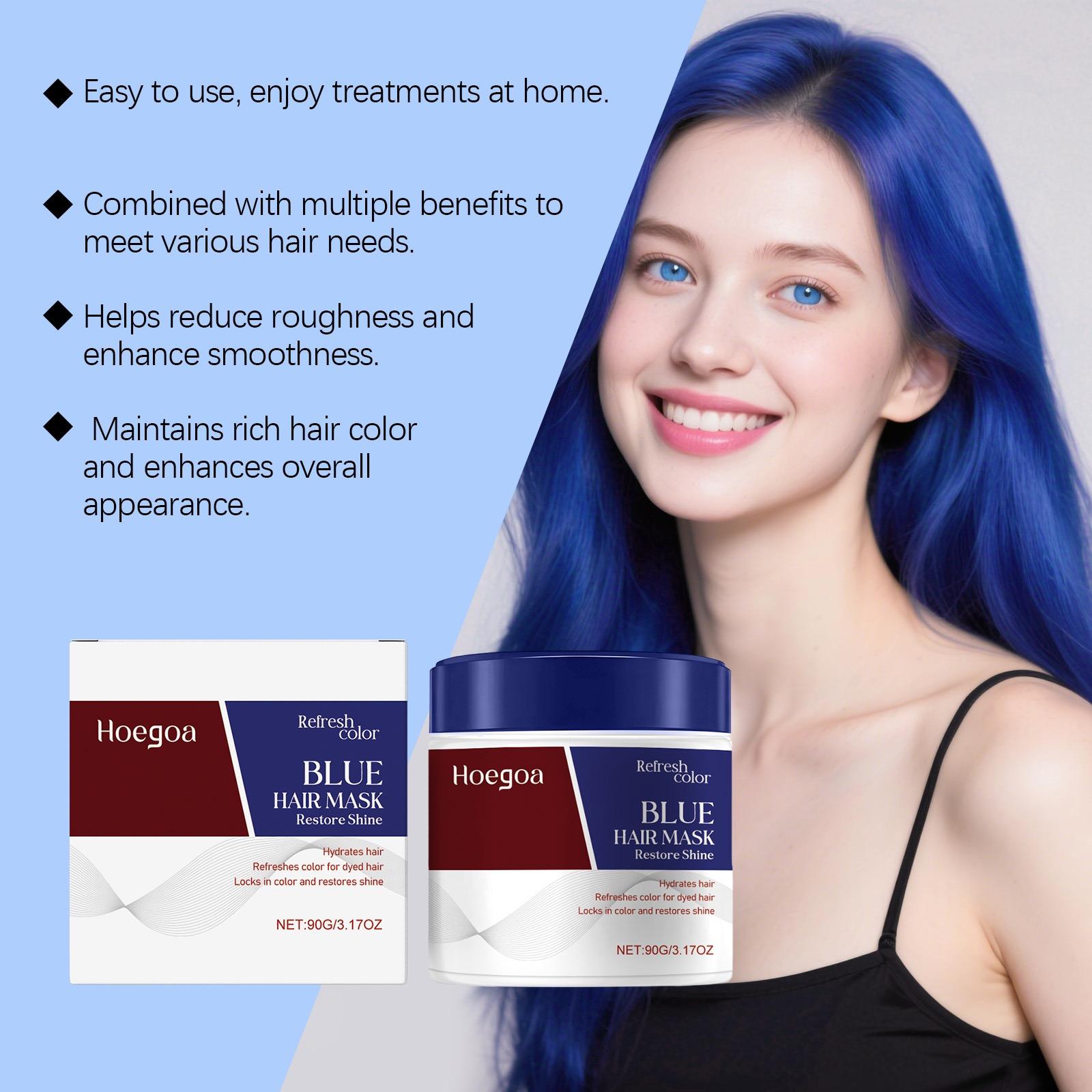 Hoegoa Hair Moisturizing Mask — Care for Frizz, Smooth & Silky Texture, Shine Hair Treatment Mask