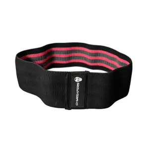 Grip Hip Bands - Black/Pink, Fitness Equipment for Booty Tone Up