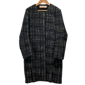 Pre-owned MARNI Tweed Small Leather Goods Coat