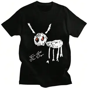 Rapper Drake Music Album For All The Dogs T-Shirt Men Women Hip Hop Fashion T Shirt Cotton Oversized Casual Tee Shirt Streetwear